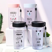 Di động sáng tạo Hàn Quốc Chà nhựa Cup Sinh viên đơn giản Nam và nữ Nhỏ Cup tươi Hoạt hình Cup cá tính