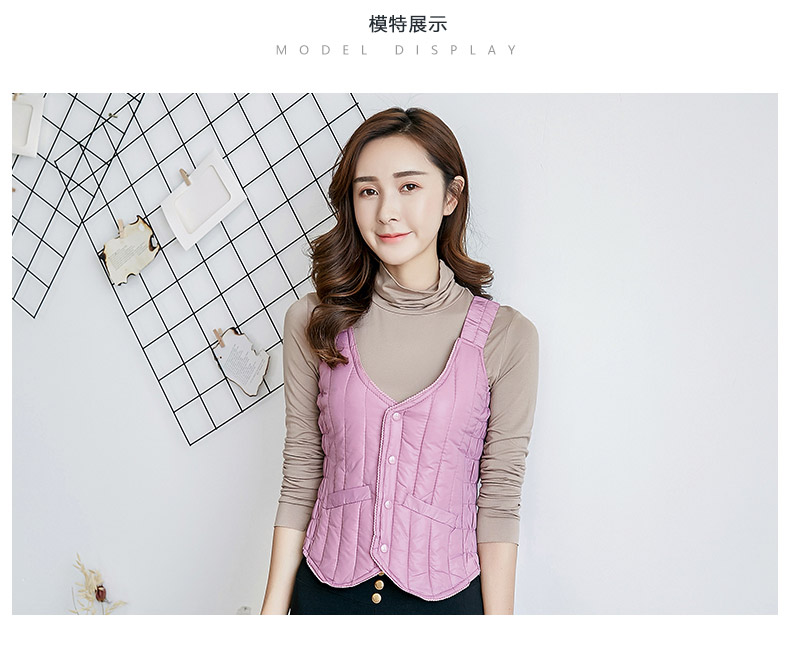 Áo sơ mi mùa thu và mùa đông mới của phụ nữ mỏng vest ngắn vest vest nữ dưới cotton vest ấm cotton lót thủy triều áo khoác gile