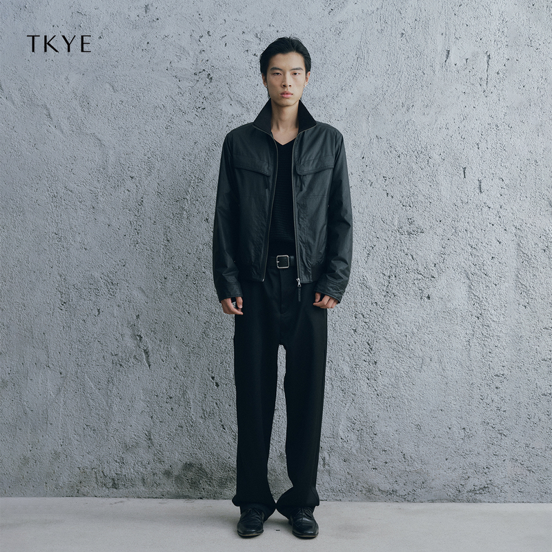 Tkye Coated Down-Filled Short Jacket