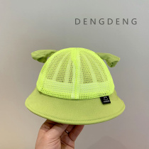 Yuppie Euploaf Shrek Child fisherman hat male and female baby Summer mesh Baby hat Swim Sun Hat out of the sun