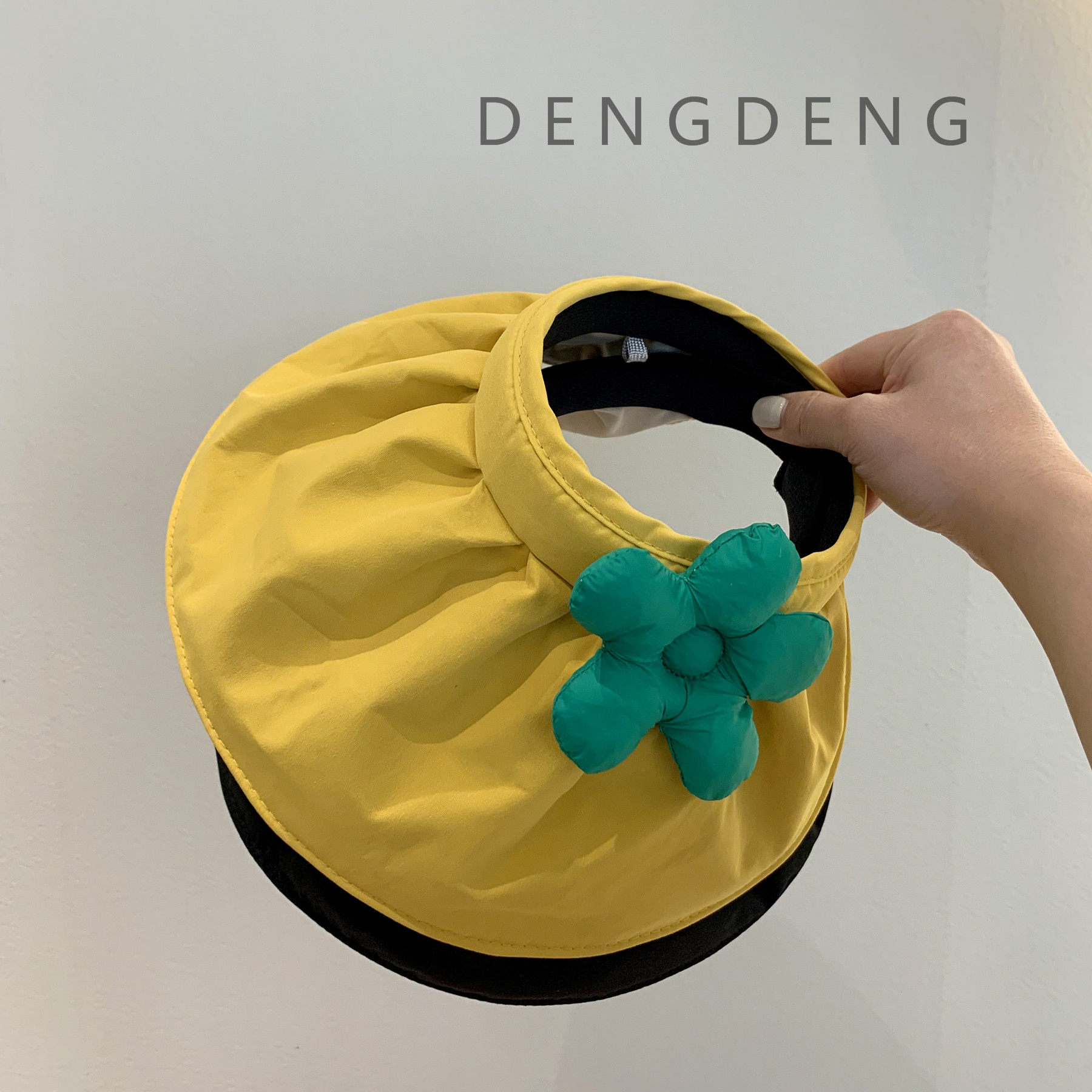 Children's summer empty top shell hat boys and girls without top sun hat baby big brim travel sun hat sun hat Korean