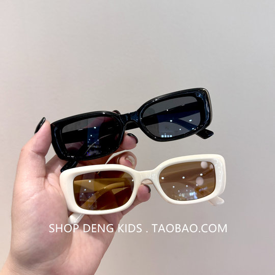 2024 Korean Style Baby Sunglasses Kidsren's Sunglasses Summer Seaside Beach Anti-Uv Glasses Trend