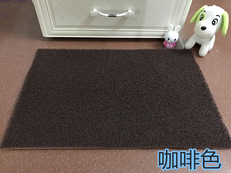 Thảm nhựa PVC nhựa đỏ Thảm nhựa chống thấm chống trượt chào đón pad bụi cửa mat mat mat mat cắt xốp ghép nền nhà