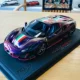 BBR 1/18 Ferrari Ferrari 488 Pista Spider tắc kè hoa mẫu xe hơi mới - Chế độ tĩnh