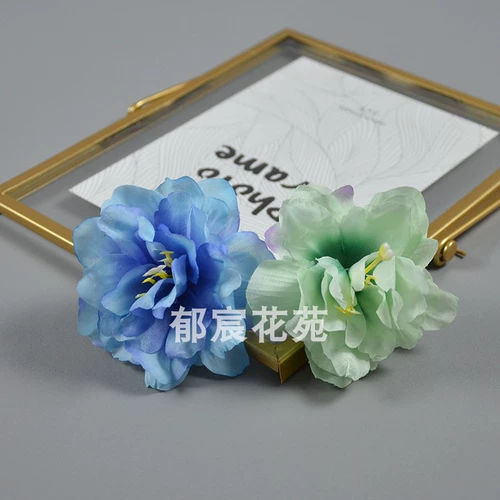 Моделируемая шелковая ткань цветы, трава ядра пиона цветочная головка, шляпа для обуви цветочниц, украшение цветов, свадебные цветы, имитируемый маленький пион