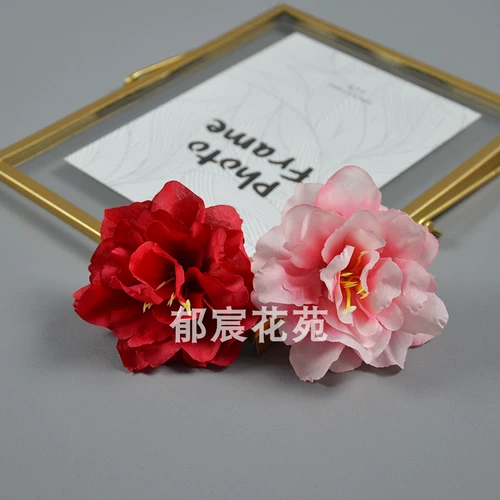 Моделируемая шелковая ткань цветы, трава ядра пиона цветочная головка, шляпа для обуви цветочниц, украшение цветов, свадебные цветы, имитируемый маленький пион