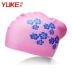 Mũ bơi nữ tóc dài cho nữ trưởng thành không thấm nước Mũ bơi nữ Mũ silicone tai Thiết bị bơi thời trang Hàn Quốc - Mũ bơi nón bơi không ướt tóc	 Mũ bơi