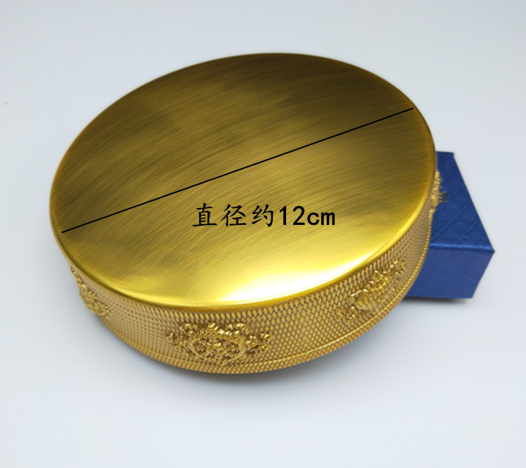 Upgraded version Sodaji kampu design pure copper solid seamless eight auspicious manzrepair pan diameter 12cm