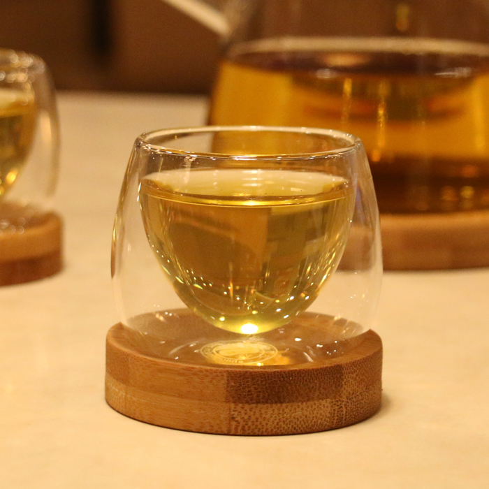 Kettle Teapot Accessories Bamboo Wood Mat Pot Mat Water Cup Tea Coaster