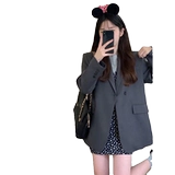 Демисезонный пиджак классического кроя для отдыха, 2024 года, подходит для подростков