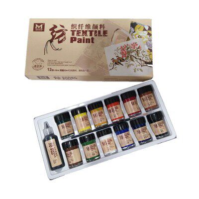 Meibang textile fiber pigment 12 color 18MM