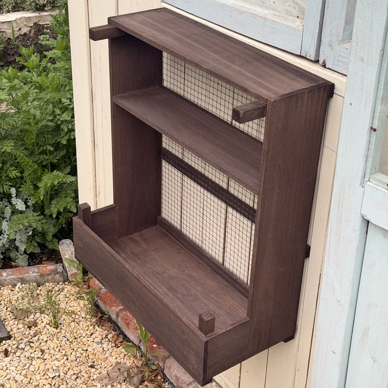 Sweet Garden Grocery Home Balcony Courtyard Storage Display Old Solid Wood Wire Frame Shelf Wooden Box Flower Box