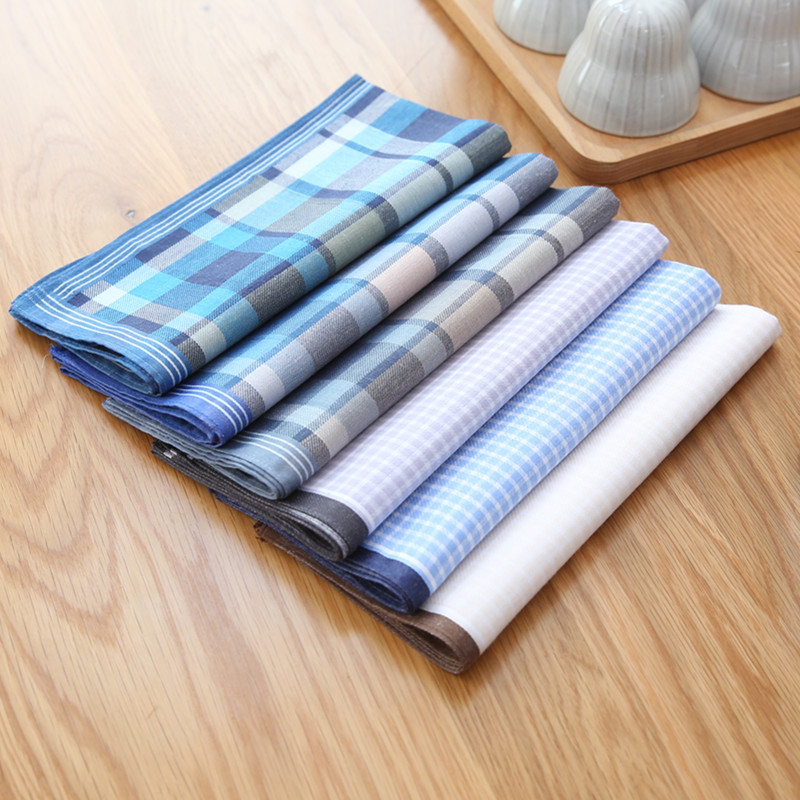 Sincere handkerchief men's cotton square towel handkerchief handkerchief sweat-absorbing Tanabata gift new soft