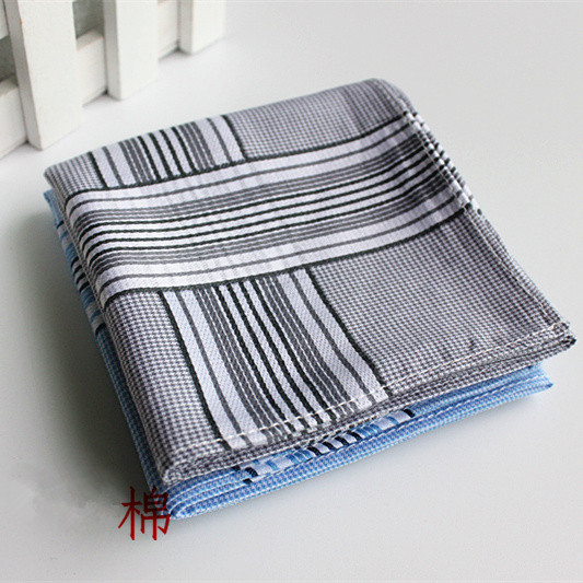 Old man with old style handkerchief Men's handkerchief 100% bamboo cotton satin handkerchief soft