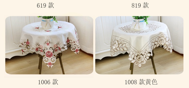 Châu Âu bàn tròn nhỏ vải vải tròn bàn vải tròn bàn bìa vải hộ gia đình tròn bàn cà phê hình chữ nhật bàn vải vuông khăn trải bàn thờ