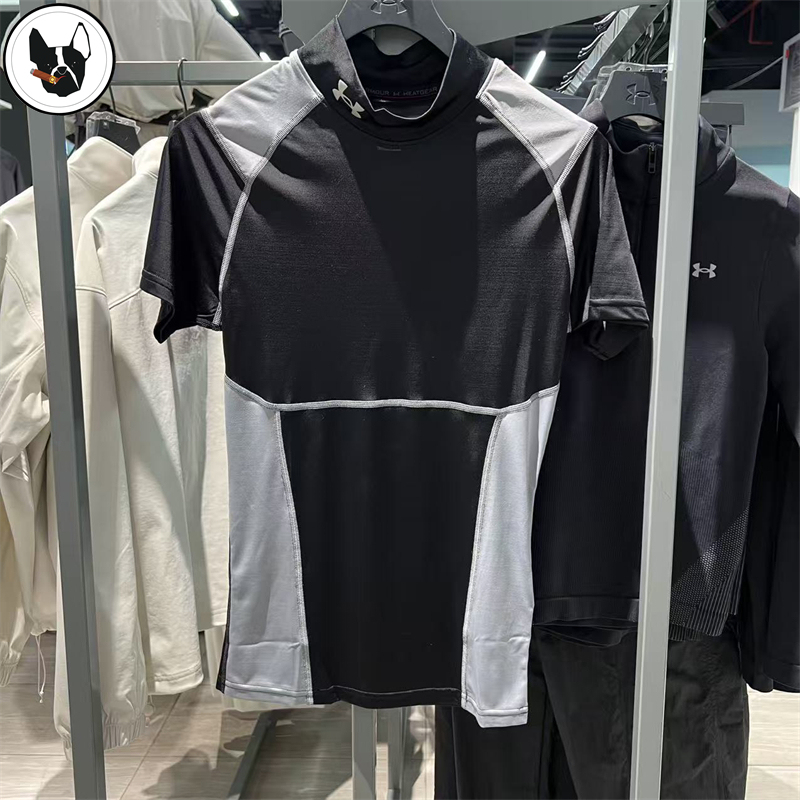 Under Armour Ua Men's Heatgear ® Elite Neolast Half-High Collar Tight-Fitting Short-Sleeved T-Shirt 6015383 Under Armour Ua Men's Heatgear ® Elite Neolast Half-High Collar Tight-Fitting Short-Sleeved T-Shirt 6015383