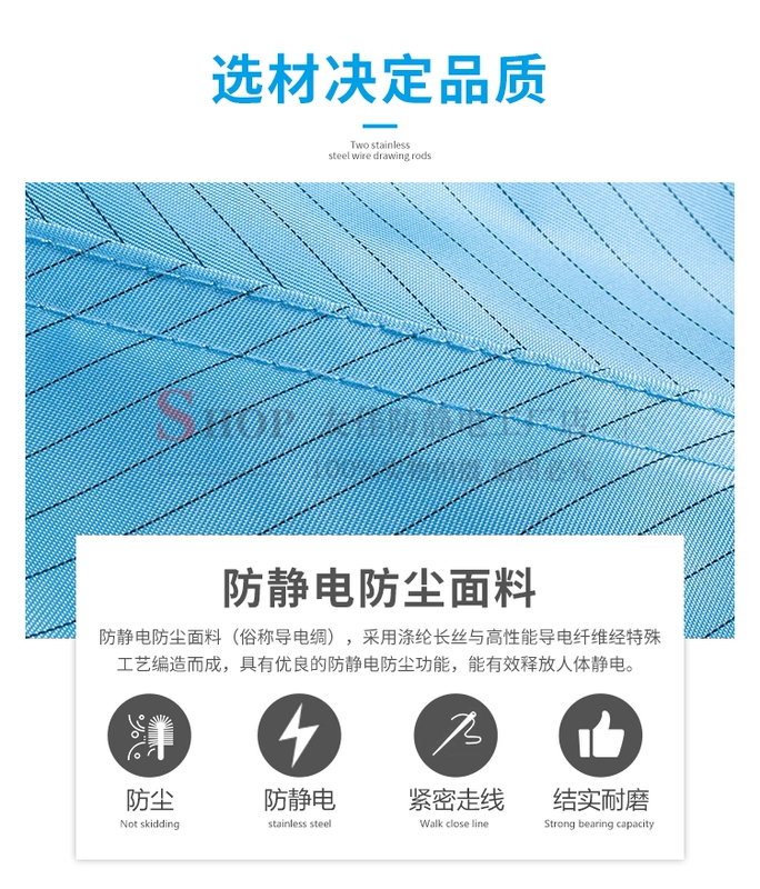 quần áo phòng sạch chống tĩnh điện Áo khoác cổ đứng Quần áo chống tĩnh điện Quần áo thanh lọc Quần áo không bụi Quần áo bảo hộ lao động chống bụi Quần áo không bụi Áo khoác trắng phòng thí nghiệm sạch áo tính điện quan ao phong sach