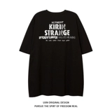 Uxnstudio Оригинал Guo Chao Casual Ins American Retro Hip -Hop Madeny Print