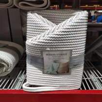 Sams shop minimalist modern cotton rope storage basket living room bedroom laundry room multi-purpose storage dirty clothes basket