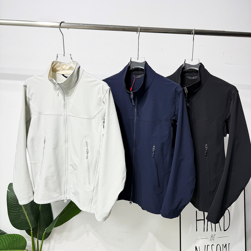 A Game-Changer! 3D Multi-Piece Design! Spring Men's Outdoor Quick-Dry Breathable Stand-Collar Softshell Jacket Trendy