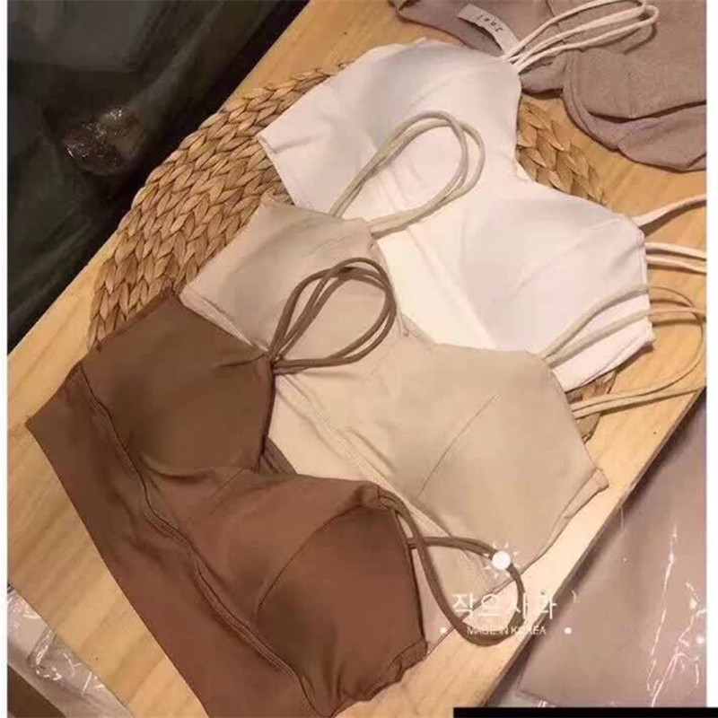 Autumn new sexy fashion ice silk cool and thin cup harness Smear Against Walking Light Underwear Wrap Breast