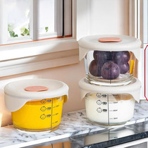 LOCK&LOCK complementary food box can steam and cook baby food bowl baby bowl 3 complementary food storage box glass crisper