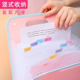Портативный вместительный и большой многослойный орган для школьников, милая папка, свежая система хранения для папок, сортировка
