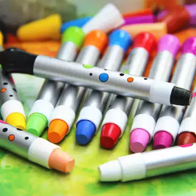 Sunshine Angel silky colorful stick 24 kinds of common colors single complementary color bulk rocket oil painting stick water soluble rotary crayon kindergarten graffiti painting training institution monochrome procurement