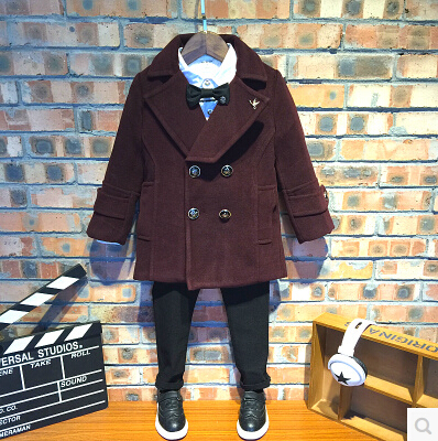 Manteau pour garcon en mélange - Ref 2161378 Image 19