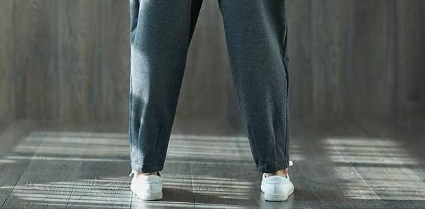 Mùa xuân 2018 mới lỏng quần cotton mỏng giản dị nữ quần dài cỡ lớn quần cà rốt hoang dã quần harem quần âu cạp cao