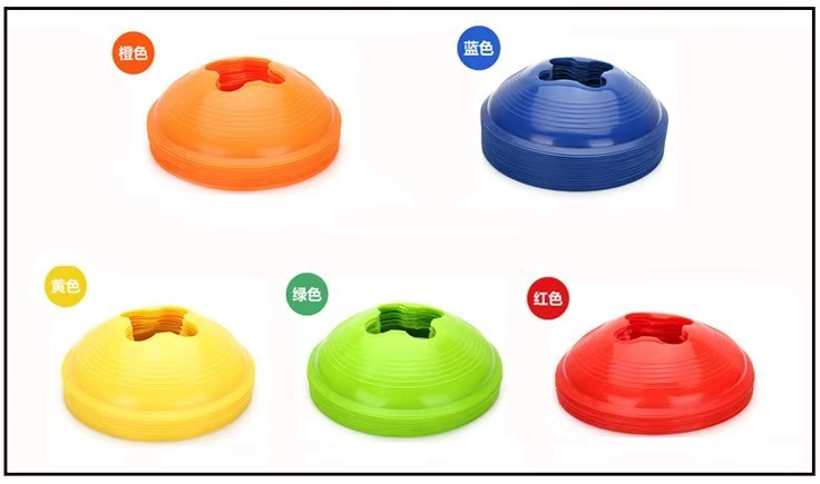 Trượt patin xung quanh kem ốc quế huấn luyện viên bóng đá thiết bị đào tạo logo thùng đĩa trở ngại chướng ngại vật nhỏ rào cản - Bóng đá