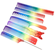 Rainbow Cut Hair Comb Antistatic Woman Long Hair Special Hair Style Hairdresser Hairdresser Home Beauty Hair Haircut Comb