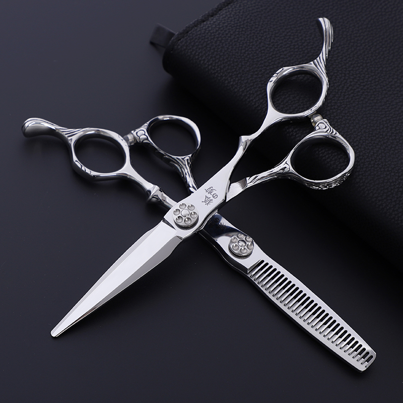 Fox Haircut Hairstylist Professional Haircut Haircut Haircut Scissors Flat Cut Tooth Cut Hair Thinning and No Dent Tooth Cut Suit