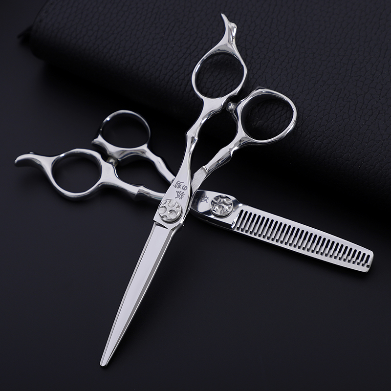 Fox scissors professional hairdressing salon hairdressing scissors set hair stylist special flat scissors traceless thinning tooth scissors