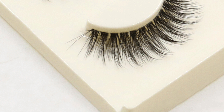 Pure handmade lông mi giả tự nhiên trang điểm nude liền mạch trong suốt thân cây 3D lông mi ba chiều mặt cắt ngang 3 cặp vận chuyển lông mi nam châm