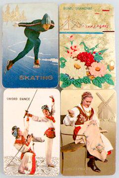 Calendar-1977 Embroidery and other Chinese Boat Ship Co., Ltd. 4 copies (hot bump gravure)