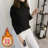 Утепленный демисезонный трикотажный свитер, 2024 года, оверсайз