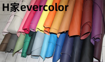 Original H family evercolor imported from France colorful small pebbled first layer cowhide handmade DIY training leather