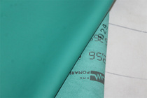 French H family original stock calfskin swift green plain shoulder and neck head layer genuine leather handmade DIY leather