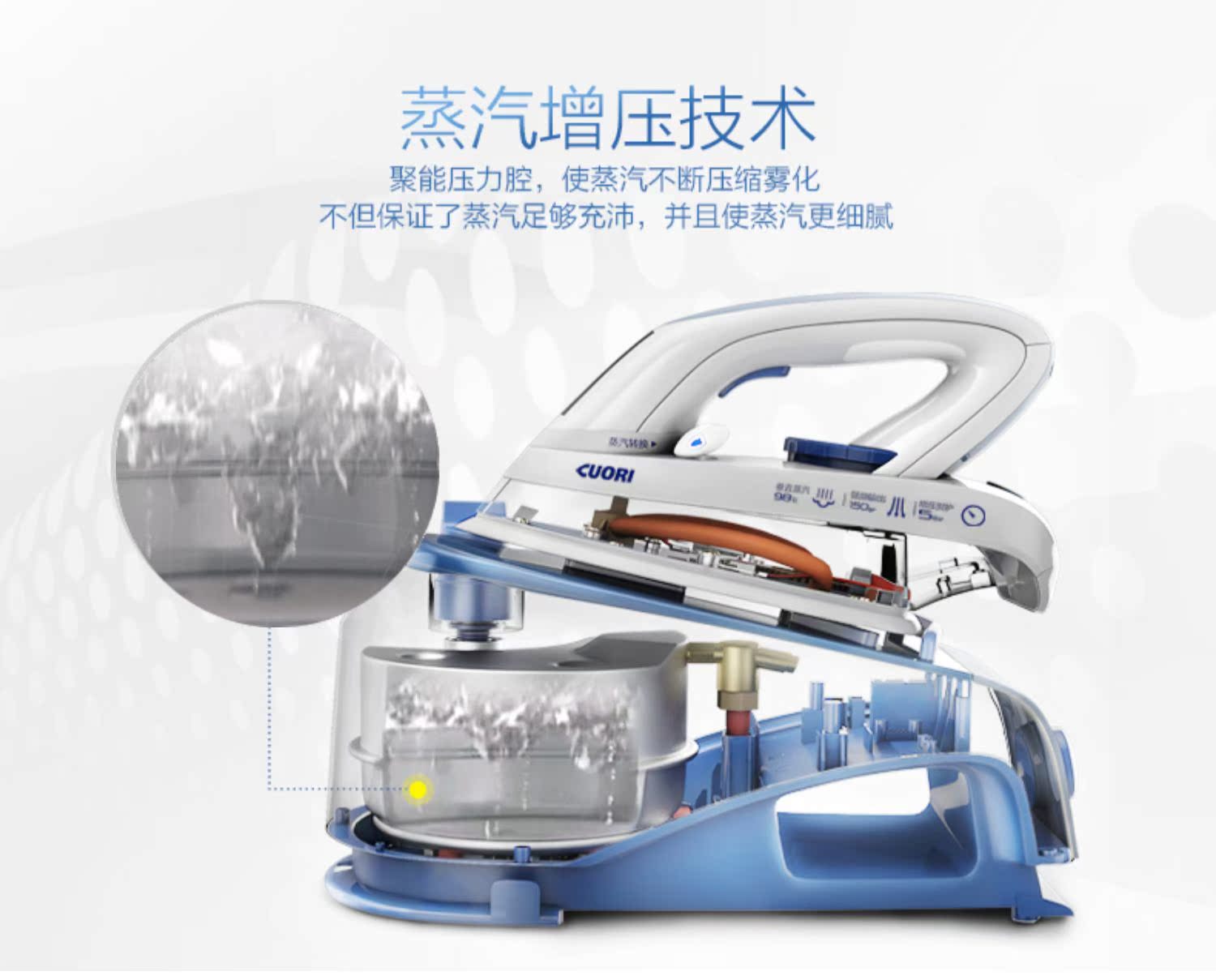 bàn ủi hơi nước không dây Zhuoli điện sắt hơi nước nhỏ máy ủi cầm tay cửa hàng quần áo cầm tay đặc biệt phẳng treo quần áo ủi - Điện sắt
