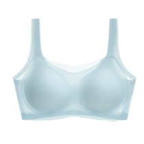 Catman Ice Silk Underwear Womens Small Breast Gathering Summer Thin Seamless Beauty Vest Style 2024 New Hot Style Bra