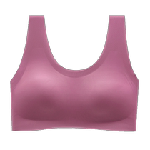 Catman Seamless Underwear Womens Fixed Cup Summer Thin Bra Sports Small Breast Gathering Beautiful Back One-piece Vest Style