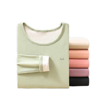 Catman Cashmere Thermal Underwear Womens Plus Velvet Thickening Heating and Cold Protection 2024 Winter Autumn Clothes and Autumn Pants Set