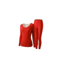 Catman Big Red Zodiac Year Thermal Underwear Womens and Mens German Velvet Fever Year of the Dragon Wedding Autumn Clothes and Long Autumn Pants Set