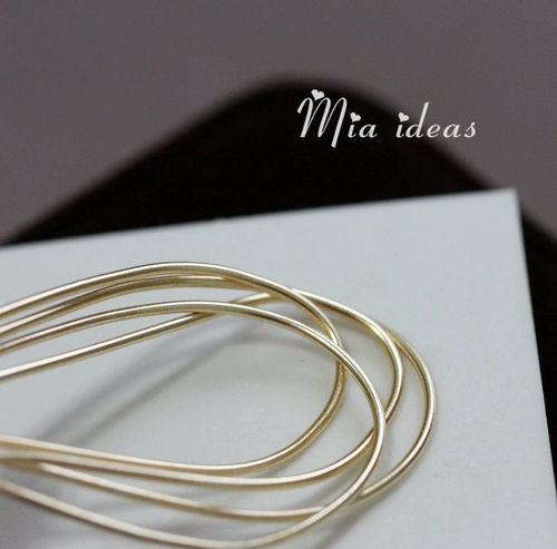 Высококачественное 0,6 мм бронзовое золото серебристого серебра пружинную катушку