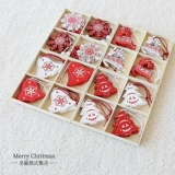 Рождественский деревянный декор, подвеска, креативный колокольчик, со снежинками