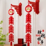 2025 Год Змеи Новогоднее украшение Фейерверки Подвесные новогодние домашние настенные ковры Весенний фестиваль Атмосфера Макет сцены Принадлежности