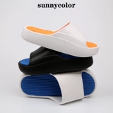 SUNNY COLOR Tide, мужские летние тапочки, спортивные сандалии, нескользящие слайдеры на платформе для влюбленных