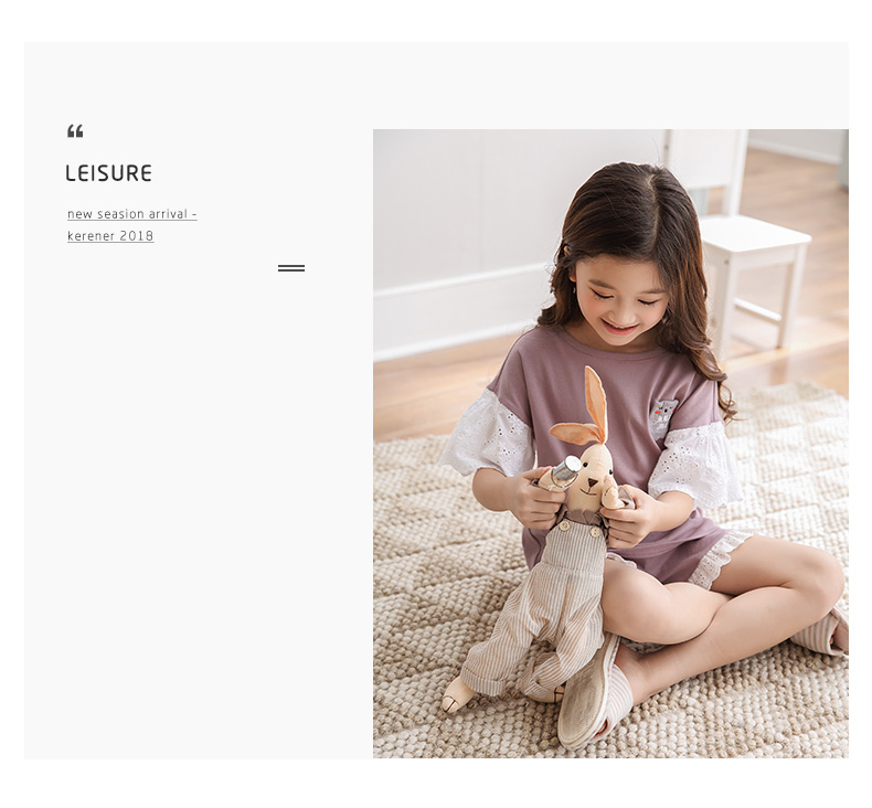 Mùa hè dễ thương cotton cha mẹ và con mặc đồ ngủ Hàn Quốc cô gái ngắn tay quần short ladies big trẻ em của dịch vụ nhà phù hợp với bộ pijama