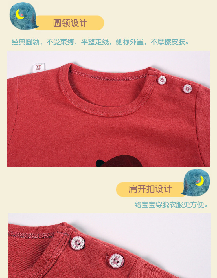 Nam nữ mặc hai bộ đồ lót cotton mùa thu quần áo trẻ em mùa thu 2018 đồ ngủ cho bé áo cho bé gái